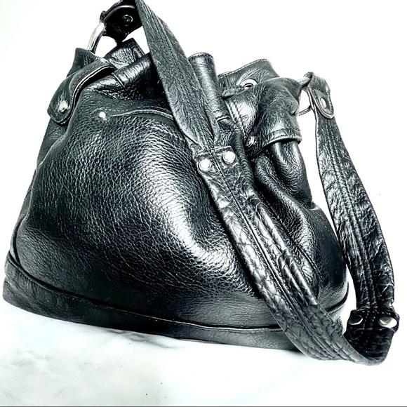 Leather bucket bag Large - Picture 2 of 3